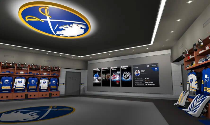 Sense Arena multiplayer locker room